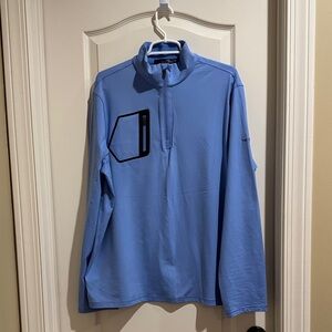 RLX Ralph Lauren Light Blue Quarter-Zip Pullover